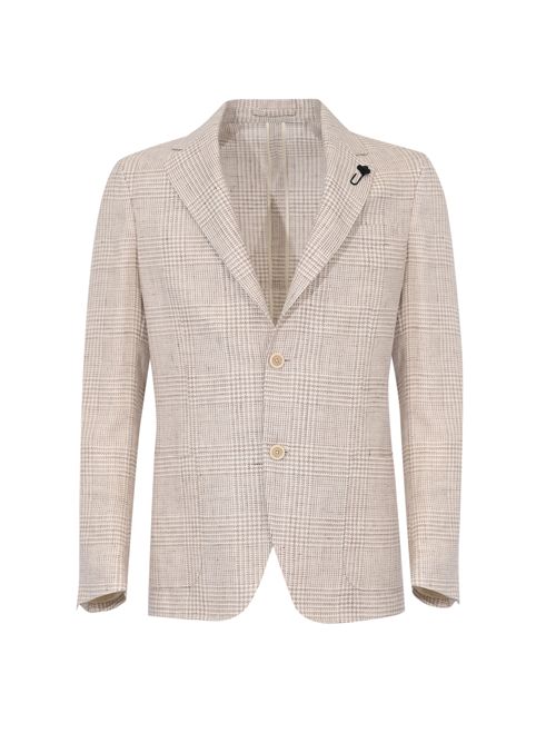 Giacca Roma monopetto in misto lino e cotone LARDINI | CN6202E PAIF66509151BE